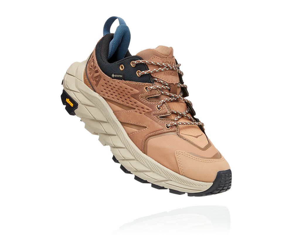 Hoka One One Anacapa Low GORE-TEX Terränglöparskor Dam LjusBruna/Khaki - SE-6987504